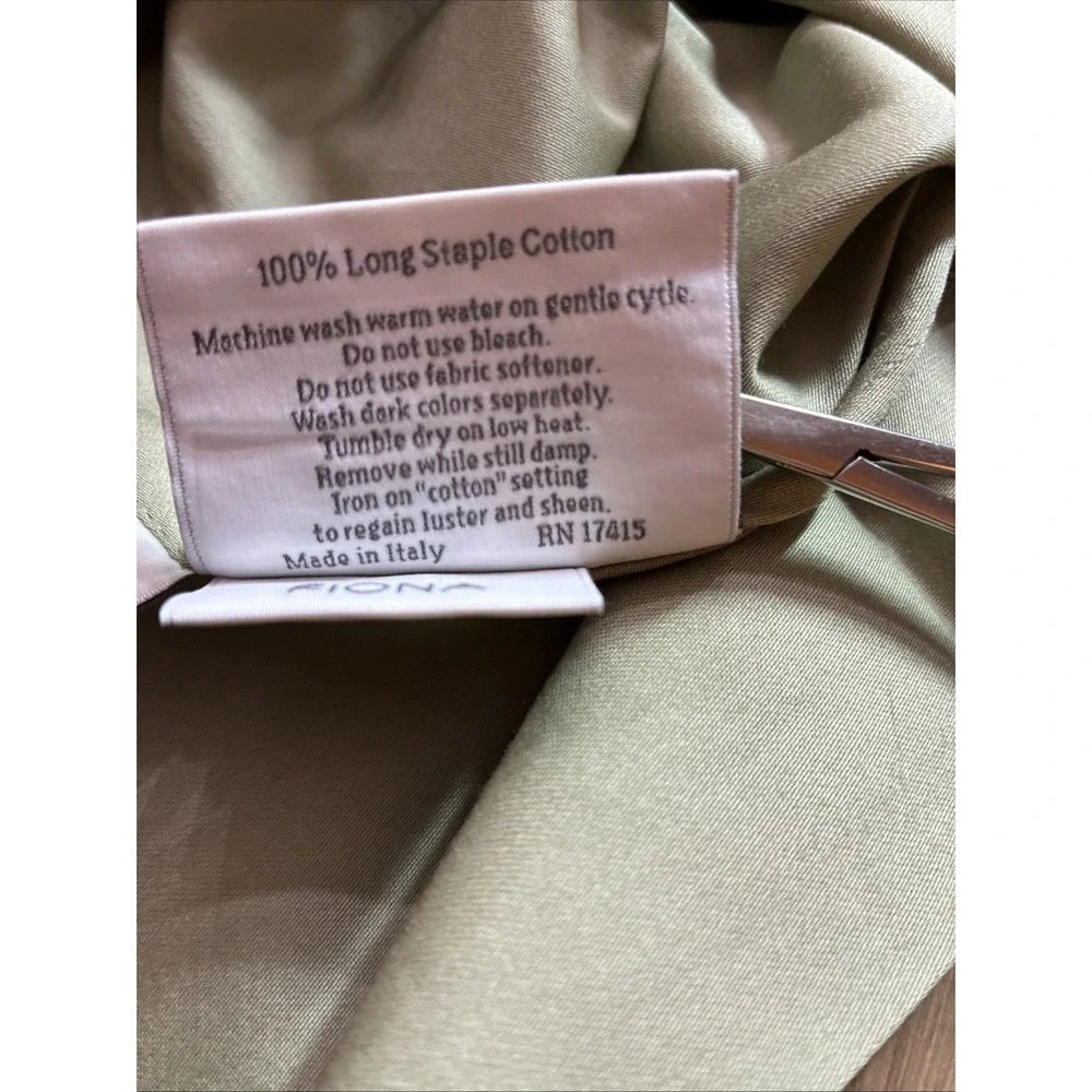 SFERRA Boudoir Pillow Sham Fiona NWOT Sage Green 12